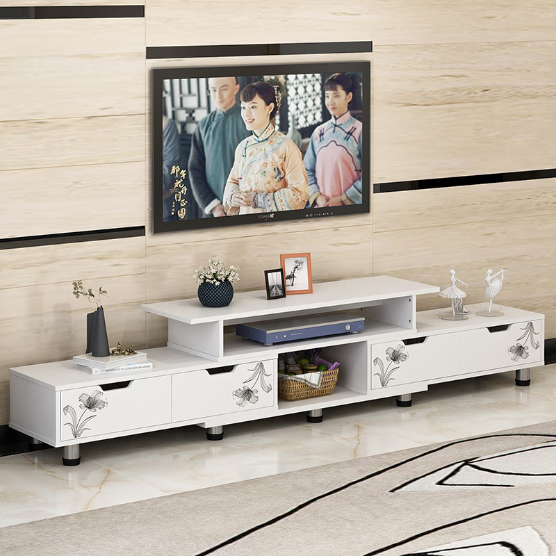 12219596939_895852132.jpg Retractable small apartment living room TV cabinet - Image 1