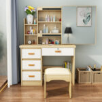 small apartment dressing table simple integrated dressing table - Image 19