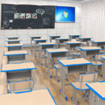Single Person Lifting Desks and Chairs - Image 5