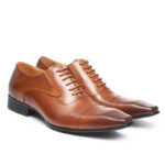 Aofu shoes 3717 Men's Small Square Toe Leather shoes British Casual shoes - Image 4