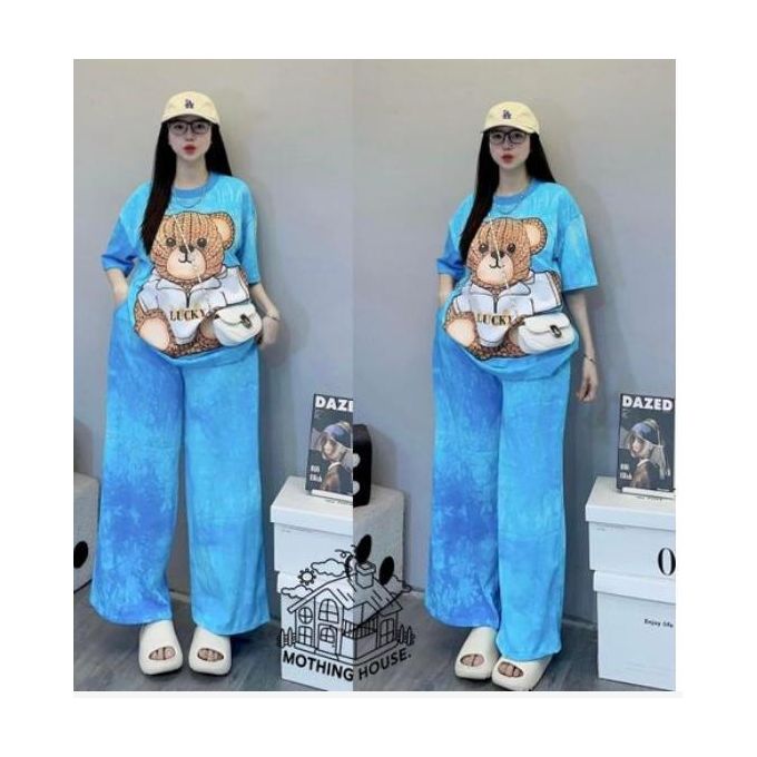 2 in 1 Ladies Casual Wear- Blue 2 in 1 Ladies Casual Wear- Blue