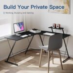 Simple Panel-Type L-Shaped Corner Computer Desk - Image 6