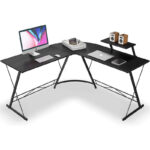 Simple Panel-Type L-Shaped Corner Computer Desk