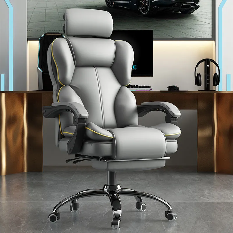 Gaming-Chair-Computer-Chair-Home-Comfortable-Long-Sitting-Backrest-Lifting-Swivel-Office-Chair-Learning-Writing-Chair.webp Gaming Chair Computer Chair Home Comfortable Swivel Office Chair - Image 1