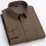 High Quality Cotton Men Dress Shirts Long Sleeve