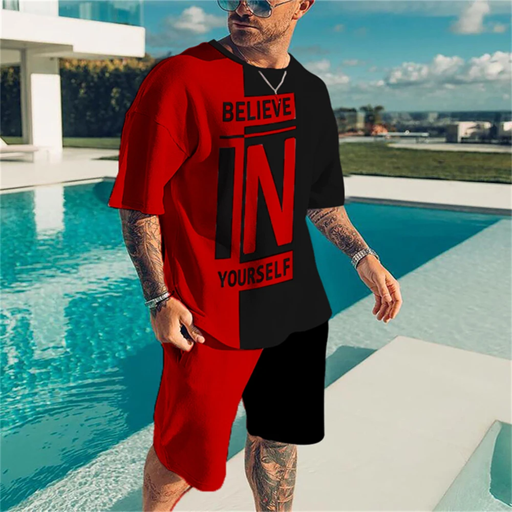 Men-s-Summer-Tracksuit-Believe-in-Yourself-T-shirt-Shorts-Set-Sports-Outfit-Jogging-Suit-Oversized.webp Men's Summer Tracksuit Believe in Yourself T-shirt Shorts Set Sports Outfit - Image 1