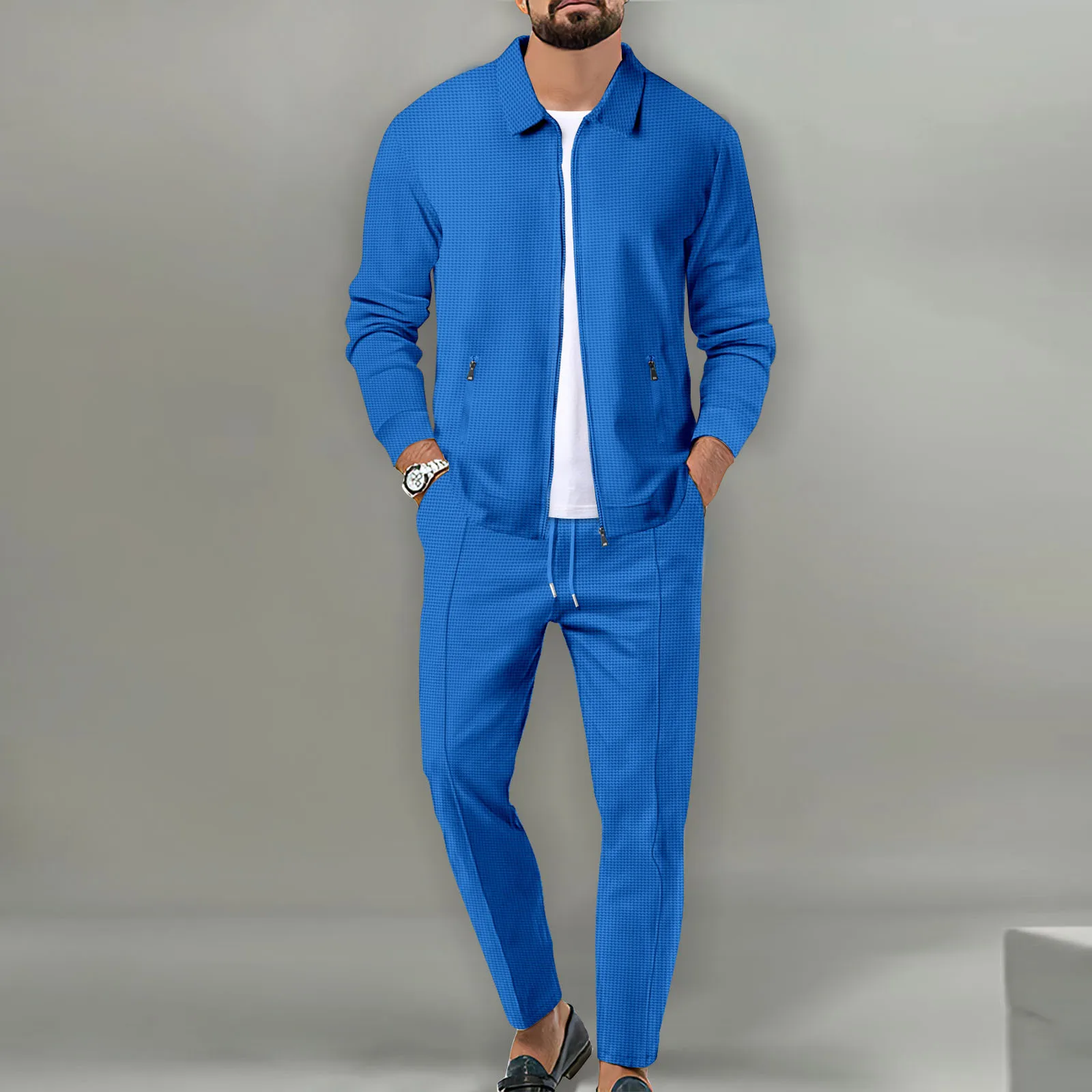 Men-s-autumn-and-winter-long-sleeve-jacket-set-Street-travel-pants-Simple-design-fashion-suit.webp Men's autumn and winter long sleeve jacket set Street travel pants Simple design fashion suit men - Image 1