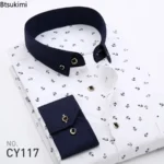 New 2024 Men's Plaid Shirts Long Sleeve Spring Autumn Thin Male Casual - Image 4