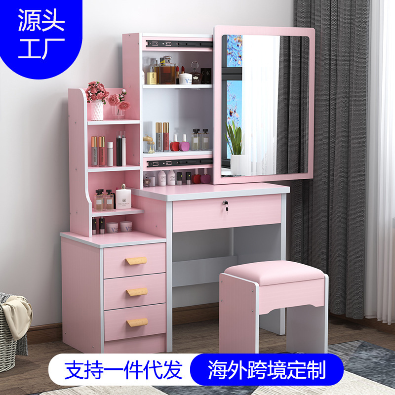 O1CN01152w1Y1CgQb6Sgvjd_21212201249230110-0-cib.jpg small apartment dressing table simple integrated dressing table - Image 1