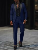 Business casual men wedding groom suit - Image 14