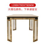 Nordic light luxury marble dining table western dining table home small apartment stylish dining table and chair combination modern simple table - Image 12