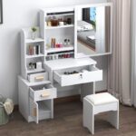 small apartment dressing table simple integrated dressing table - Image 54