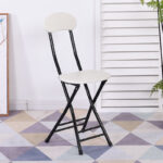 Folding stool home dining chair stool back chair training chair student - Image 19