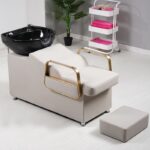 Hair Salon Shampoo Bed, Semi-Reclining Hair Salon Flushing Bed - Image 7