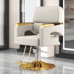 chair barber shop perm, dyeing, hair cutting, rotating and lifting hairdressing chair, hair salon comfortable leather hairdressing chair - Image 11