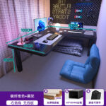 Bedside table college dormitory bunk bed lazy gaming table side corner desk - Image 8