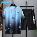 New trendy short-sleeved suit ins Korean version of half-sleeved tops casual round neck - Image 6