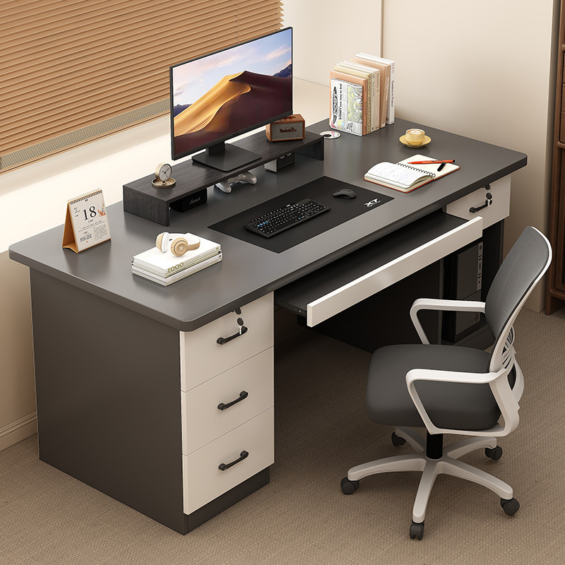 O1CN019z592h1wtgHW6fGuV_21212207895056366-0-cib.jpg Computer desk desktop home gaming desk and chair bedroom with drawer desk student writing desk simple modern desk - Image 1