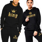 European autumn and winter velvet men's sports suits - Image 3
