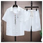 Thin sports casual two-piece suit 2024 summer ice silk - Image 6