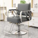Modern simple hairdressing chair, hair salon chair, barber chair, - Image 16