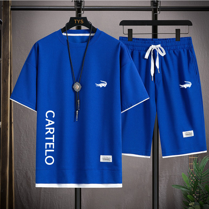 O1CN01D7ljyF1LDPsL2ana1_2215580771265-0-cib.jpg two-piece suit t-shirt Hong Kong style - Image 1