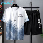 New trendy short-sleeved suit ins Korean version of half-sleeved tops casual round neck