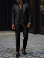 Business casual men wedding groom suit - Image 6