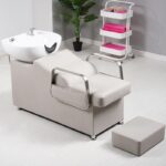Hair Salon Shampoo Bed, Semi-Reclining Hair Salon Flushing Bed - Image 14