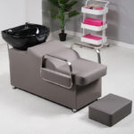 Hair Salon Shampoo Bed, Semi-Reclining Hair Salon Flushing Bed - Image 19