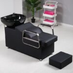 Hair Salon Shampoo Bed, Semi-Reclining Hair Salon Flushing Bed - Image 17