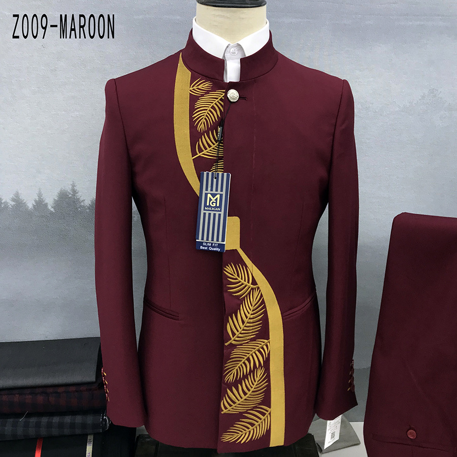O1CN01IKaqqJ29btkjJ2TU2_21212214039188087-0-cib.jpg Collar slim foreign trade collar suit men - Image 1
