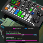 Live sound card mixer hot sale F998 sound card BM800 condenser microphone set - Image 3