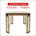 Nordic light luxury marble dining table western dining table home small apartment stylish dining table and chair combination modern simple table - Image 13