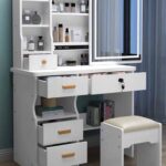 small apartment dressing table simple integrated dressing table - Image 35