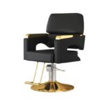 chair barber shop perm, dyeing, hair cutting, rotating and lifting hairdressing chair, hair salon comfortable leather hairdressing chair - Image 4