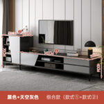 TV cabinet simple modern home living room TV background wall cabinet small bedroom simple floor cabinet - Image 10