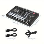 Live sound card mixer hot sale F998 sound card BM800 condenser microphone set - Image 4