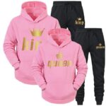 European autumn and winter velvet men's sports suits