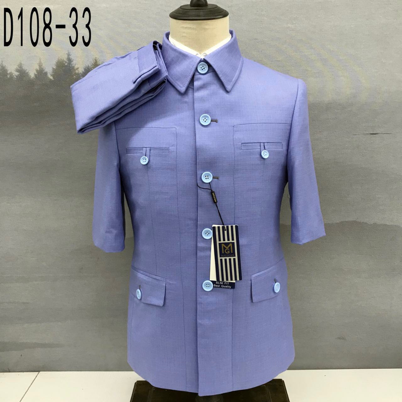 O1CN01c3sQ5h29bu1U9O1Qw_21212214039188087-0-cib.jpg MILIGAN men's suit Zhongshan collar foreign trade export two-piece suit - Image 1