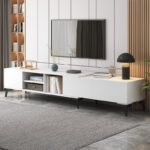 TV cabinet simple modern home living room TV background wall cabinet small bedroom simple floor cabinet - Image 4