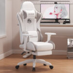 Gaming Chair Computer Chair Home Office Chair Elastic Backrest Sedentary Ergonomic Chair Lift Armrest - Image 2