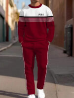 Casual sports suit menlong-sleeved trousers - Image 3