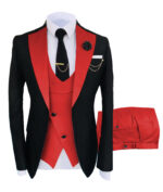 Serge men's suit three-piece suit wedding Sina best man suit - Image 6