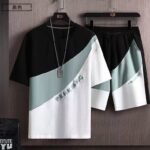 Casual short-sleeved shorts suit men's large size trendy - Image 7