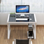 Computer Desk Simple Home Office Desk Bedroom Game Table - Image 8