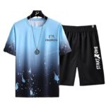 New trendy short-sleeved suit ins Korean version of half-sleeved tops casual round neck - Image 5