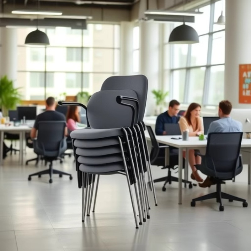 O1CN01py8P7o1KoEH3CU1ub_21212217850191210-0-cib.jpg Simple modern company staff office training chair fully equipped straight chair - Image 1