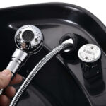 Barber shop sitting shampoo chair, flush shampoo bed - Image 6