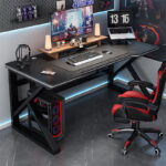 Computer table desktop gaming table and chair set combination table office home table study table study desk writing desk - Alibaba - Image 8